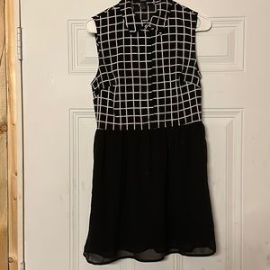 Black and white dress